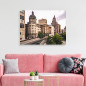 stadsgezicht  canvas afdruk (Insitu (Woonkamer))