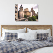 stadsgezicht  canvas afdruk (Insitu (Slaapkamer))