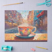 Stadsgezicht Coffee Whimsy Tissuepapier (Craft)