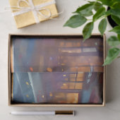 Stadsgezicht Coffee Whimsy Tissuepapier (Geschenk)