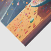 Stadsgezicht Coffee Whimsy Tissuepapier (Detail)