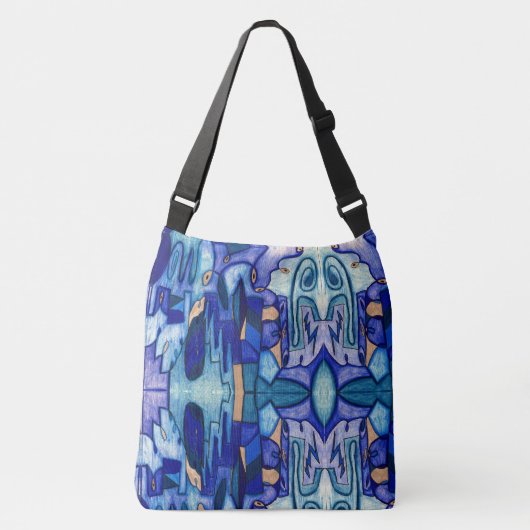 Stadsgezicht Crossbody Tas (Voorkant)
