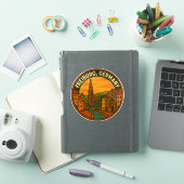 Stadsgezicht Freiburg Duitsland Sticker (iPad Cover)