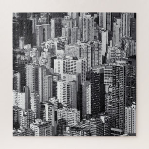 Stadsgezicht Hongkong: Urban Scene 2015 Legpuzzel
