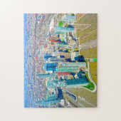 Stadsgezicht New Jersey. Legpuzzel (Verticaal)