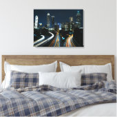 Stadsgezicht opgerekt canvasprint canvas afdruk (Insitu (Slaapkamer))
