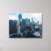 Stadsgezicht opgerekt canvasprint canvas afdruk (Voorkant)