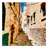 stadsgezicht perfect poster (Voorkant)