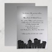 Stadsgezicht repetitie diner kaart (Voorkant / Achterkant)