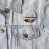 Stadsgezicht Ronde Button 5,7 Cm (In situ)