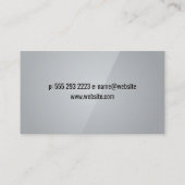 Stadsgezicht Silhouette | Sleutellogo | Onroerend  Visitekaartje (Achterkant)