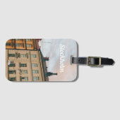 Stadsgezicht Stockholm Södermalm Bagagelabel (Voorkant (horizontaal))