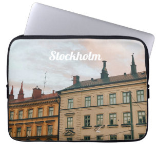Stadsgezicht Stockholm Södermalm Laptop Sleeve