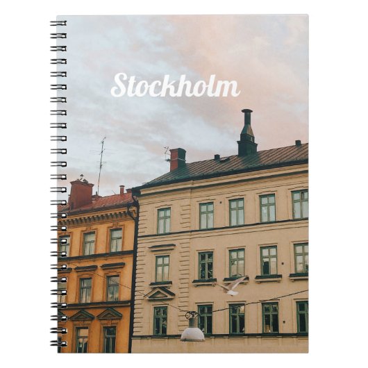 Stadsgezicht Stockholm Södermalm Notitieboek (Voorkant)