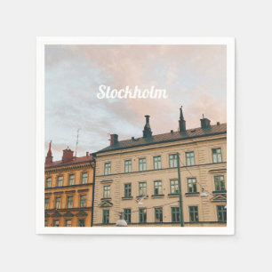 Stadsgezicht Stockholm Södermalm Servet