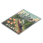 stadsgezicht van Atlanta Notitieboek (Linkerzijde)
