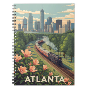 stadsgezicht van Atlanta Notitieboek