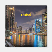 Stadsgezicht van Dubai Magneet (Voorkant)