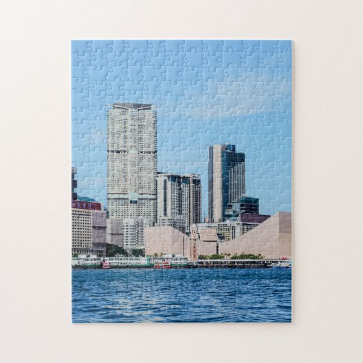 Stadsgezicht van Hong kong Legpuzzel (Verticaal)