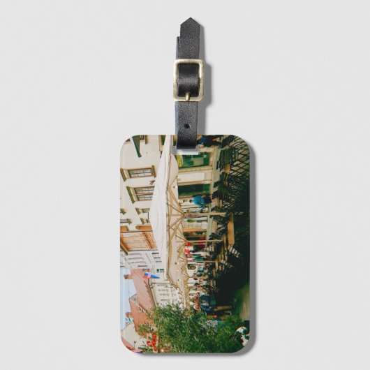 stadsgezicht van Ljubljana Bagagelabel (Voorkant (verticaal))