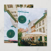 stadsgezicht van Ljubljana Briefkaart (Voorkant / Achterkant)