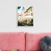 stadsgezicht van Ljubljana Canvas Afdruk (Insitu (Woonkamer))