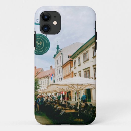 stadsgezicht van Ljubljana Case-Mate iPhone Case (Achterkant)