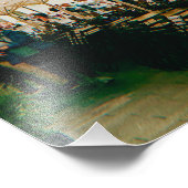 stadsgezicht van Ljubljana Foto Afdruk (Hoek)