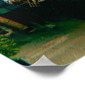 stadsgezicht van Ljubljana Poster (Hoek)