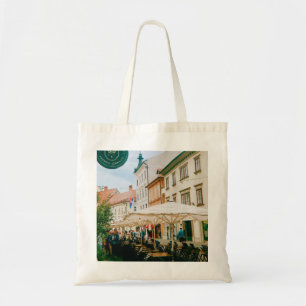 stadsgezicht van Ljubljana Tote Bag
