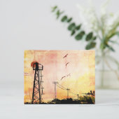 stadsgraffiti briefkaart (Staand voorkant)