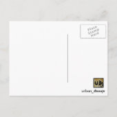 stadsgraffiti briefkaart (Achterkant)