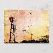 stadsgraffiti briefkaart (Voorkant)