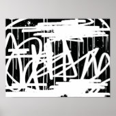 Stadsgraffiti kunstwerk, Cool Drip Street Art Poster (Voorkant)