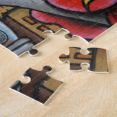 Stadsgraffiti-metro Legpuzzel (Zijkant)