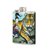 Stadsgraffiti straatkunst heupfles (Links)