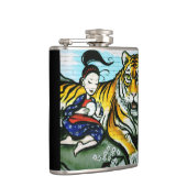 Stadsgraffiti straatkunst heupfles (Rechts)