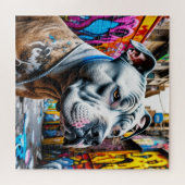 Stadsgraffiti Street Art City Pitbull Legpuzzel (Horizontaal)