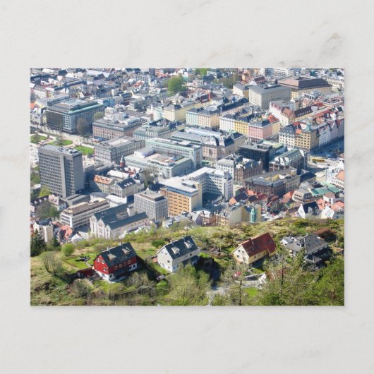 stadsgrens - bergen van boven Briefkaart (Voorkant)