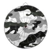 Stadsgrijze camouflage nr. 15 dartbord (Voorkant)