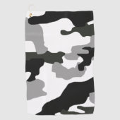 Stadsgrijze camouflage nr. 15 golfhanddoek (Voorkant)