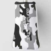 Stadsgrijze camouflage nr. 15 golfheadcover (Draai 90)