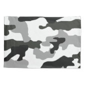 Stadsgrijze camouflage nr. 15 kussensloop (Achterkant)