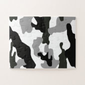 Stadsgrijze camouflage nr. 15 legpuzzel (Horizontaal)