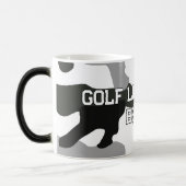 Stadsgrijze camouflage nr. 15 magische mok (Links)