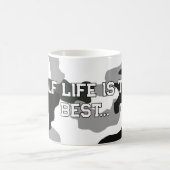 Stadsgrijze camouflage nr. 15 magische mok (Center)