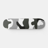 Stadsgrijze camouflage nr. 15 persoonlijk skateboard (Horizontaal)