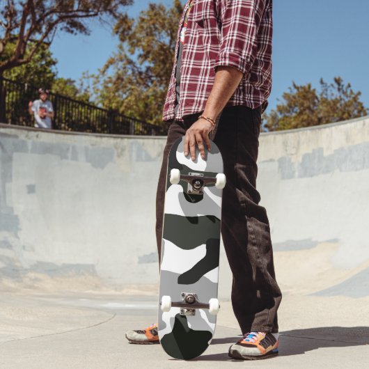 Stadsgrijze camouflage nr. 15 persoonlijk skateboard (Buiten 2)