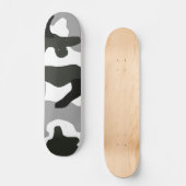 Stadsgrijze camouflage nr. 15 persoonlijk skateboard (Voorkant)