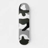 Stadsgrijze camouflage nr. 15 persoonlijk skateboard (Voorkant)